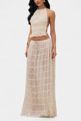 Esther - Conjunto Top Plisado