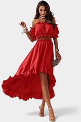 Denisse - Conjunto de 2 piezas Off-Shoulder