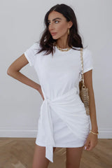 Creyenta – Vestido Corto De Lujo Con Lazo